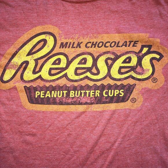 Orange ‘Reese’s Peanut Butter Cups’ Graphic Logo Tee - Picture 3 of 4